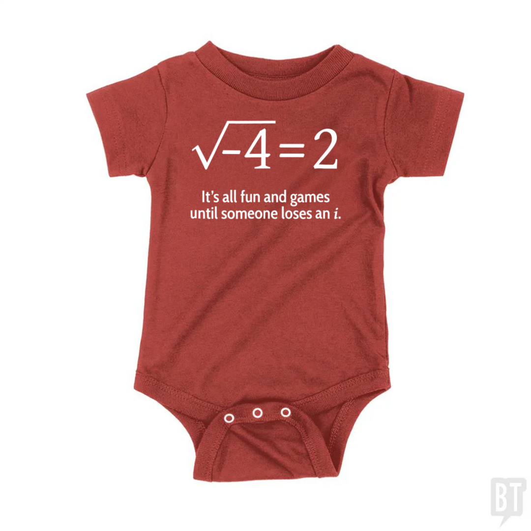 Math Busted Funny Math Baby One-Piece | Cute & Clever Baby Outfit | 100% Cotton ...