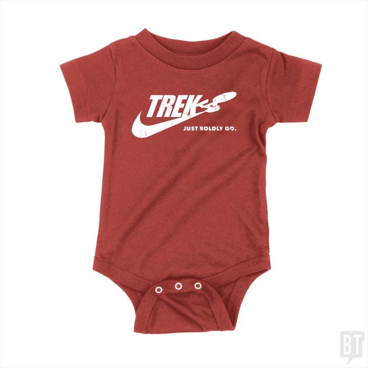 Trek Boldly Baby One-Piece