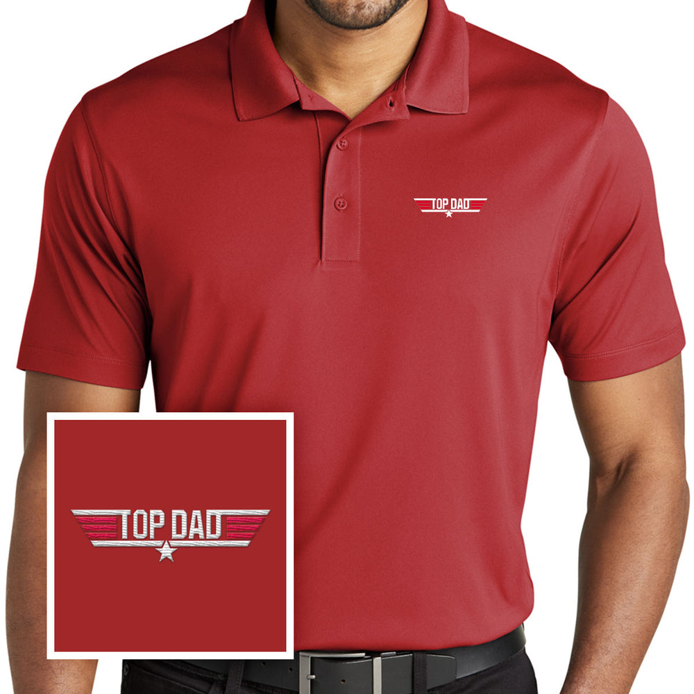 Top Dad Performance Polo Shirt