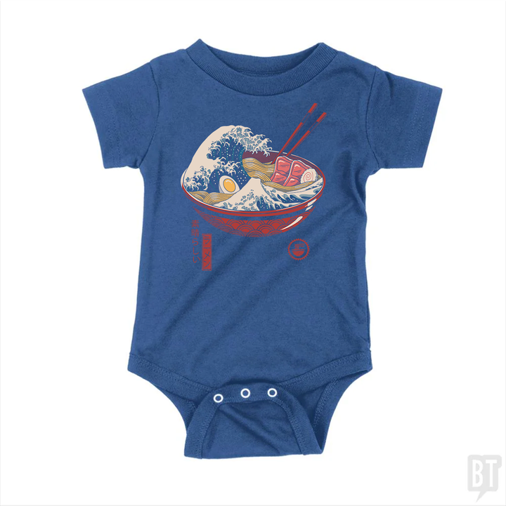 Great Ramen Wave Baby One-Piece