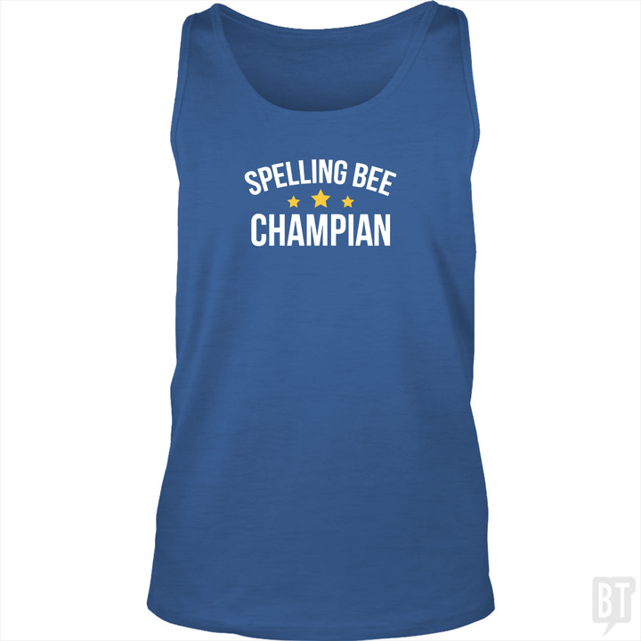 Spelling Bee Champion Tank Top