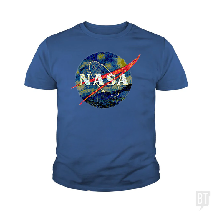 NASA Starry Night Kids Shirt