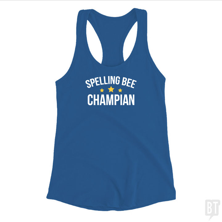 Spelling Bee Champion Tank Top