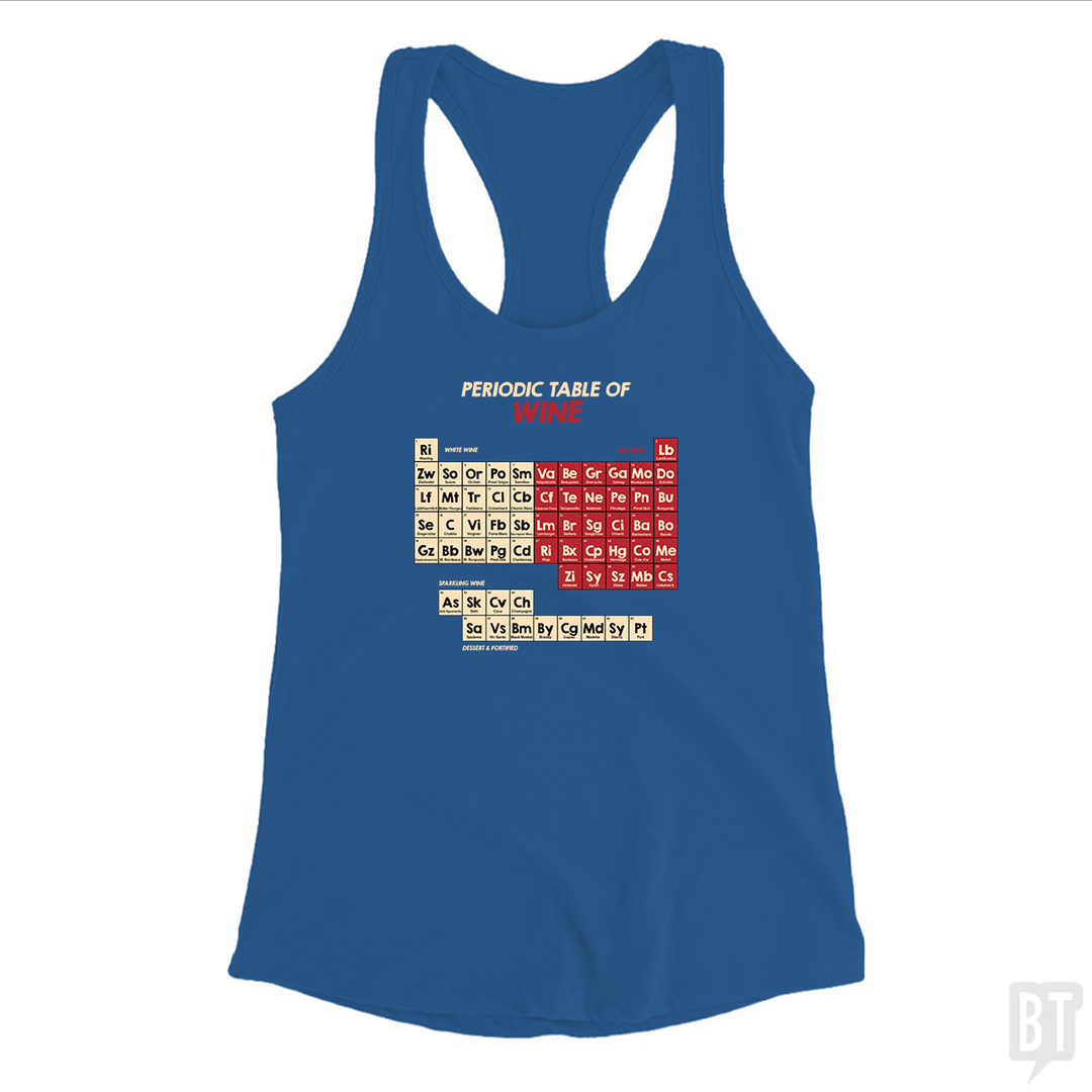 Periodic Table Of Wine Tank Top