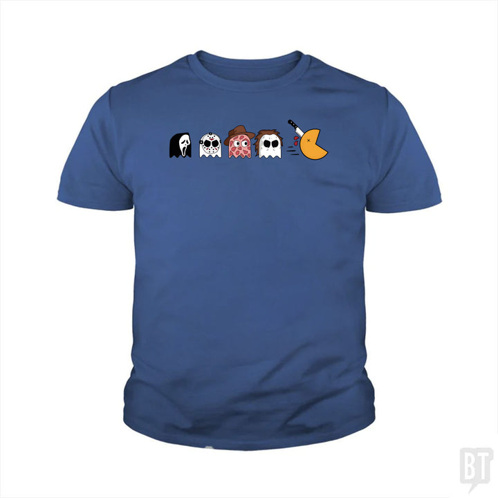 Halloween Horror Characters Kids Shirt
