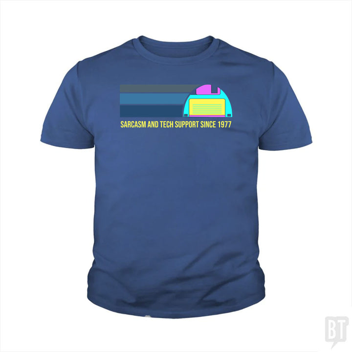 Sarcasm and Tech Support Kids Shirt