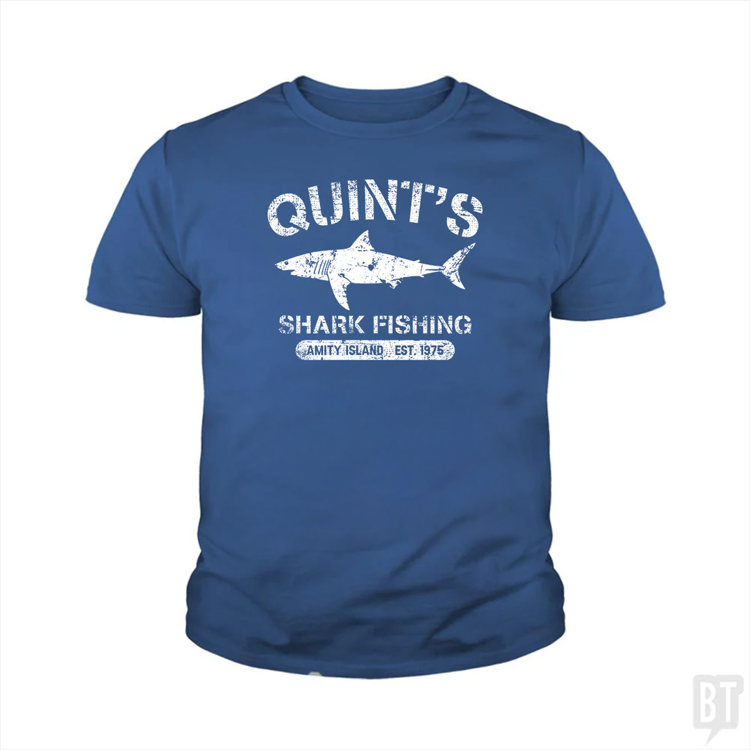 Quint's Shark Fishing Kids Shirt