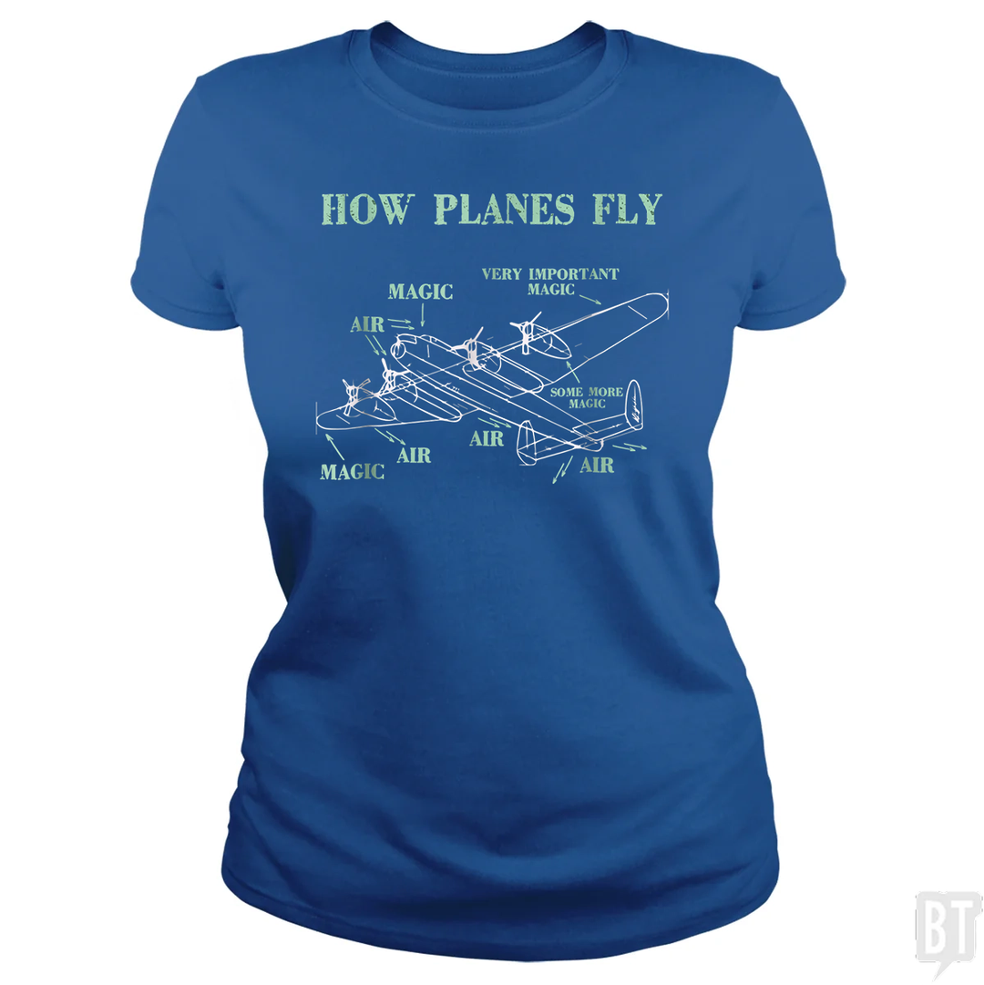 How Planes Fly Funny Aerospace Engineer Pilot