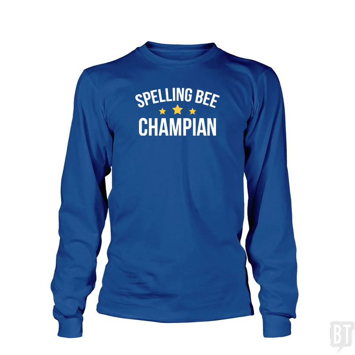 Spelling Bee Champion  Long Sleeve