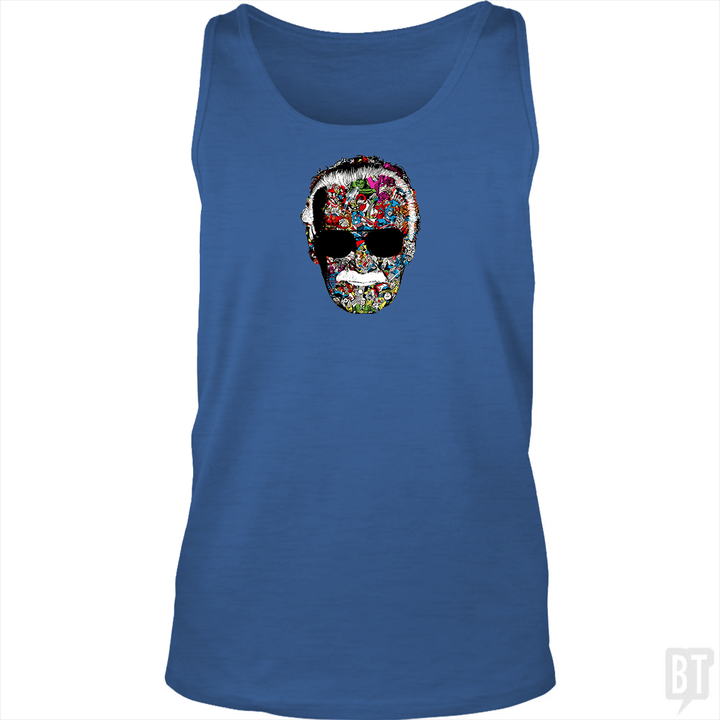 Stan Lee Man of Many Faces Tank Top