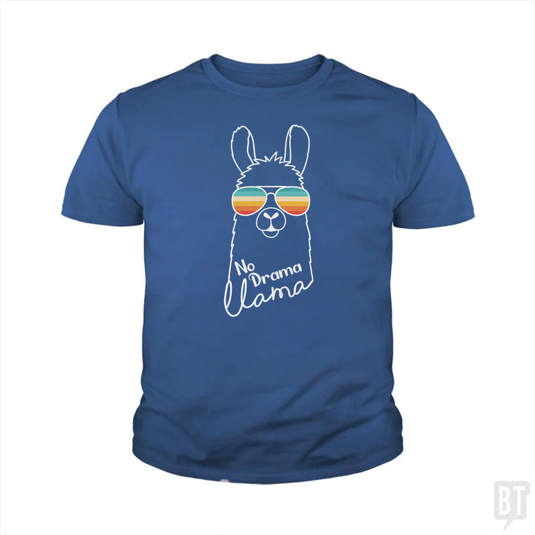 No Drama Llama Kids Shirt