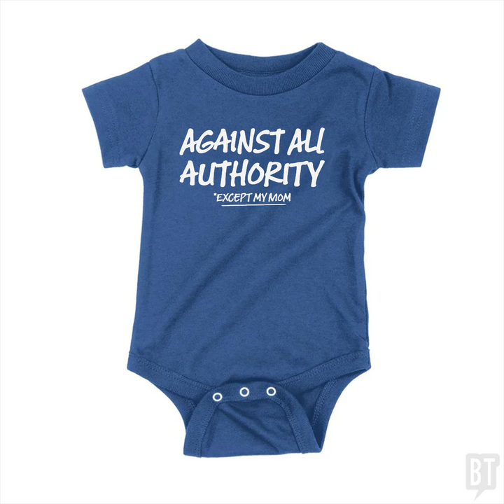 Against All Authority Baby One-Piece