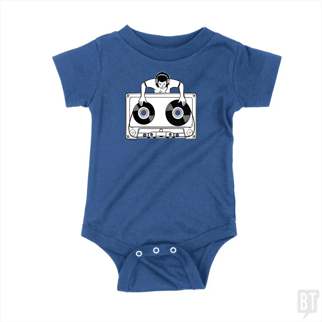 Retro DJ Baby One-Piece