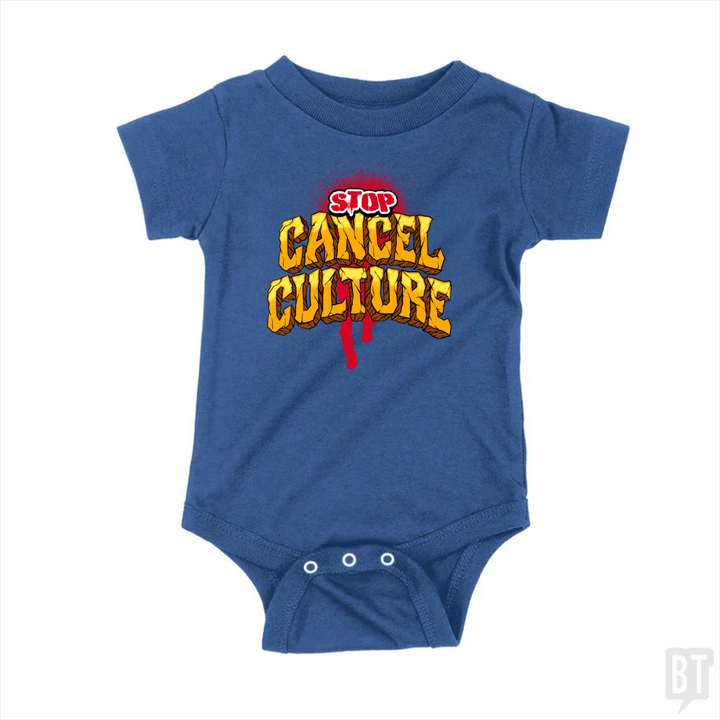 Stop Cancel Culture Baby One-Piece