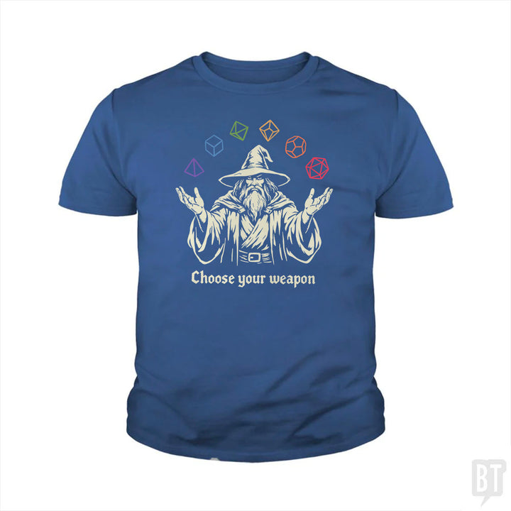 Wizard Weapon Kids Shirt