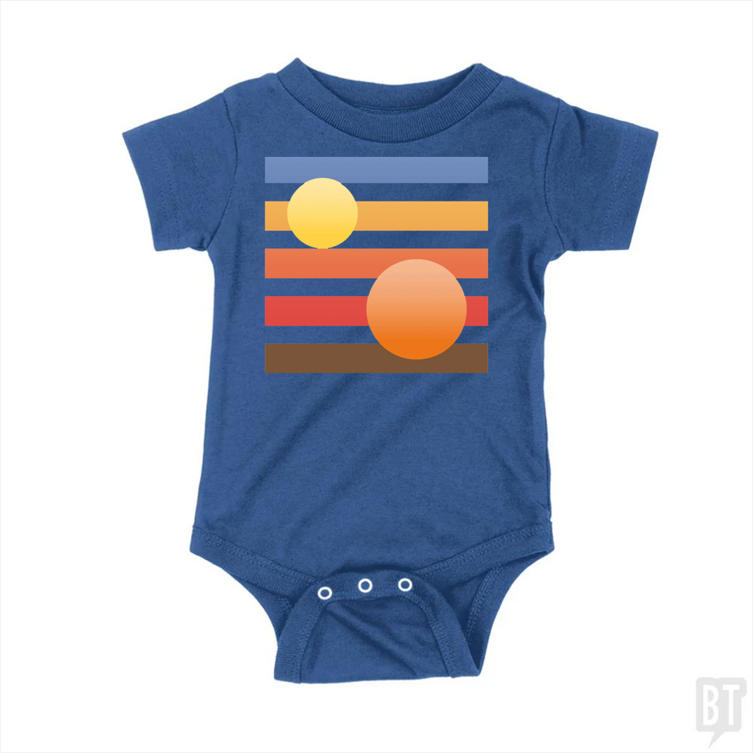 Artistic Tatooine Baby One-Piece