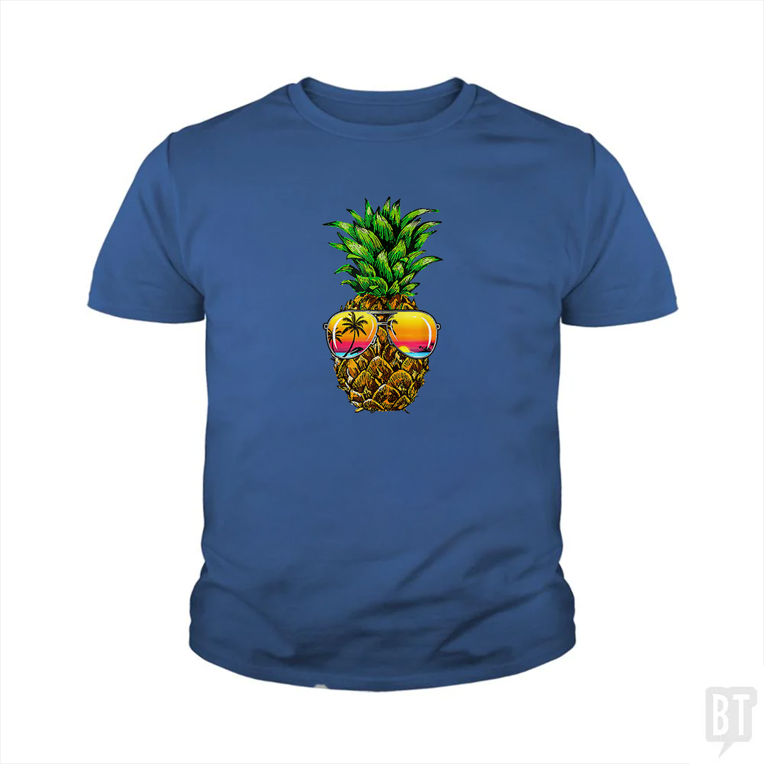 Sunglasses Pineapple Kids Shirt