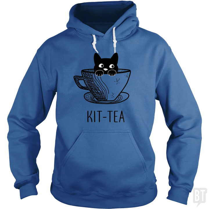 Kit-Tea Funny Cat Lover Hoodie