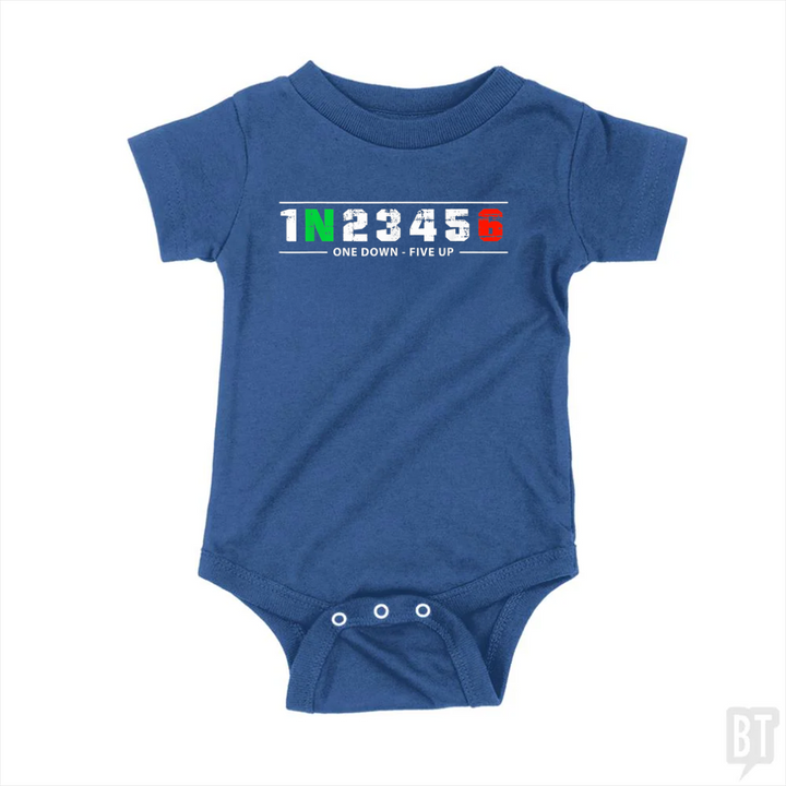 Motorcycle Shift Baby One-Piece