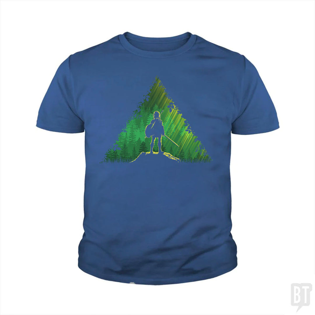 Link In A Forest Kids Shirt