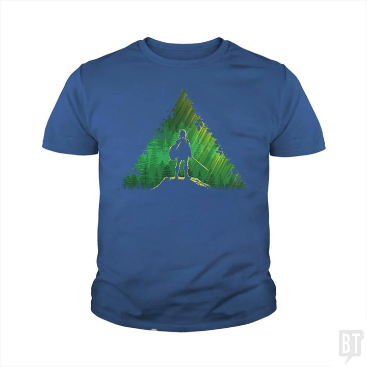 Link In A Forest Kids Shirt