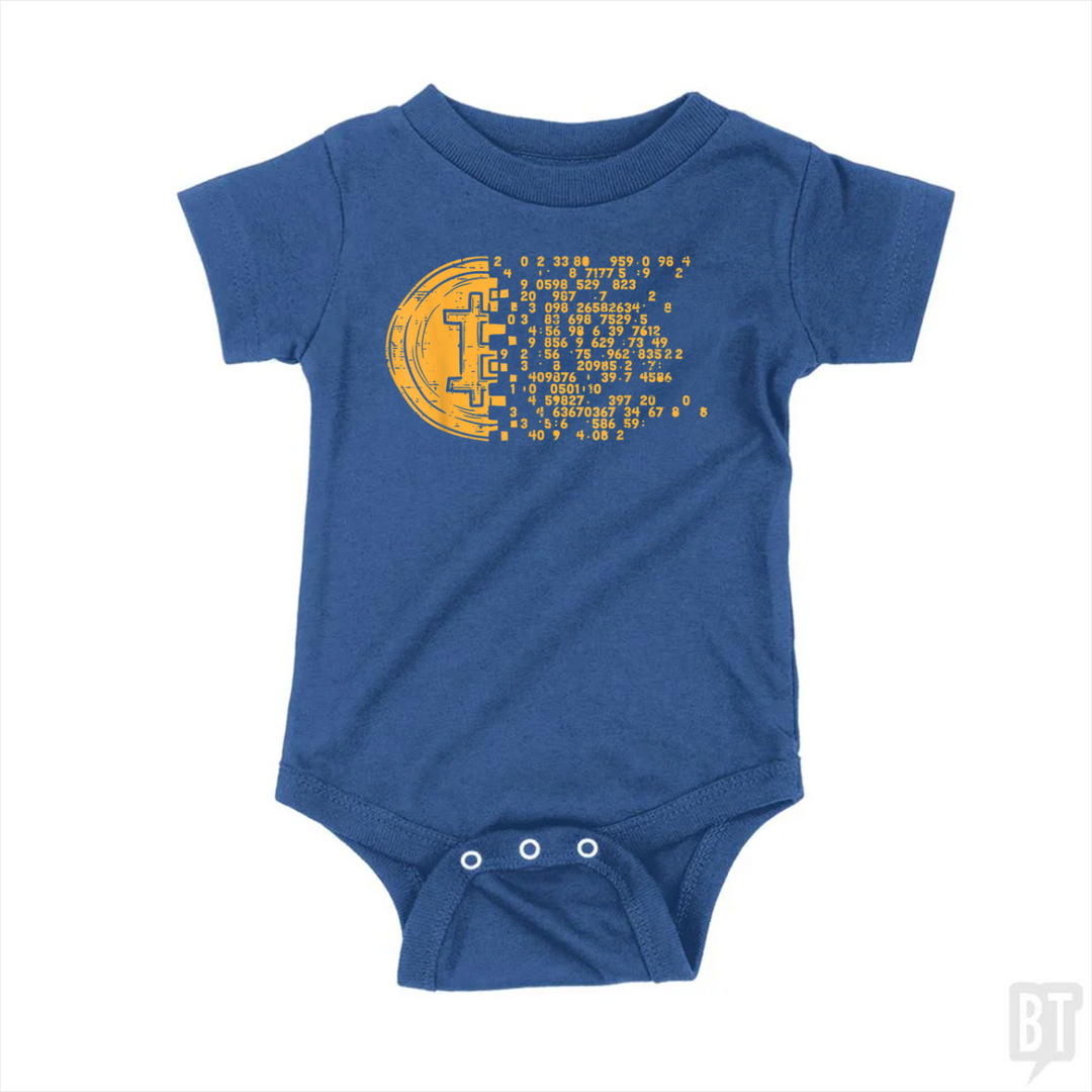 Bitcoin Digital Baby One-Piece