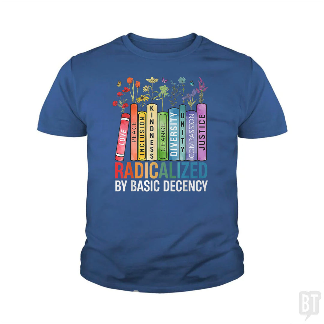 Book Flower Kids Shirt