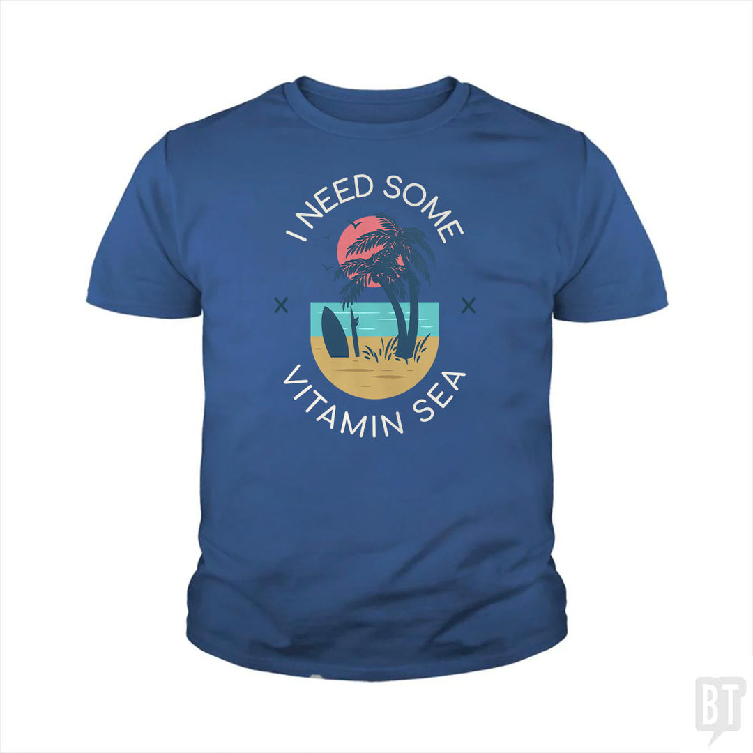 I Need Some Vitamin Sea Kids Shirt