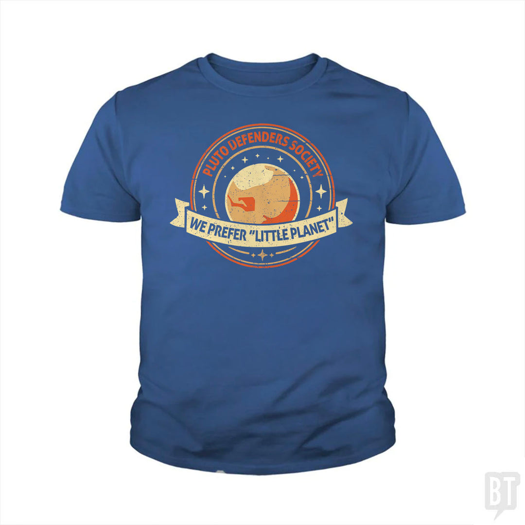 Pluto Defenders Society Kids Shirt