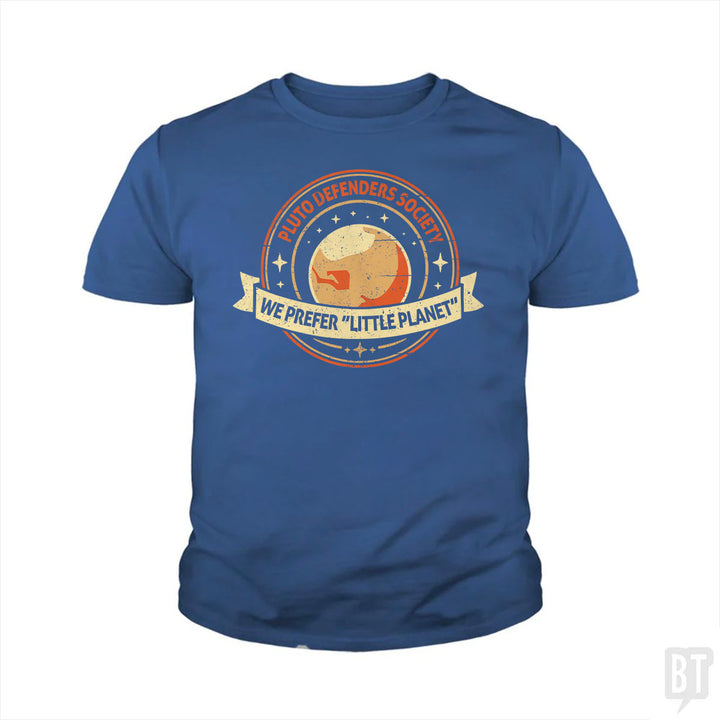 Pluto Defenders Society Kids Shirt