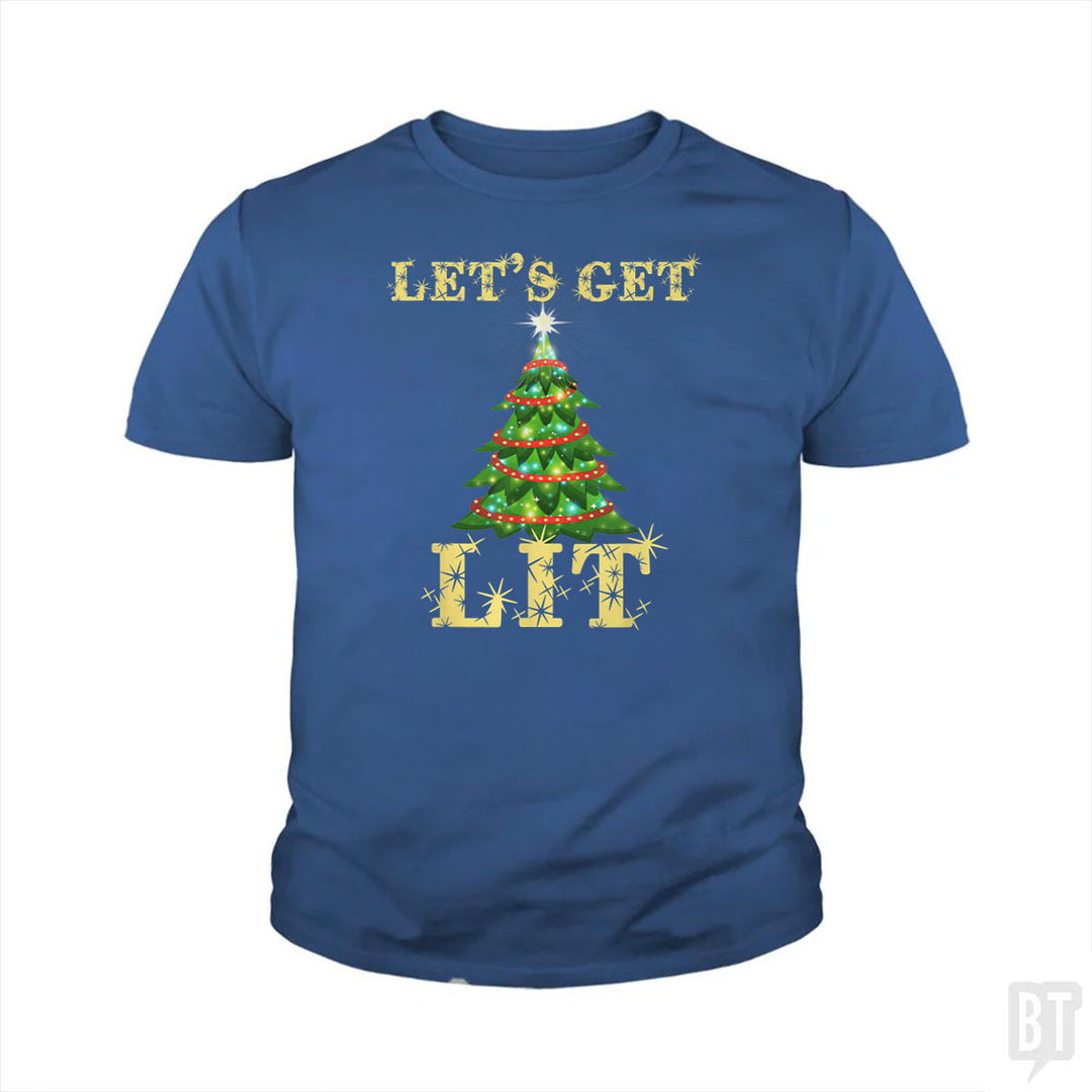 Let's Get Lit Kids Shirt
