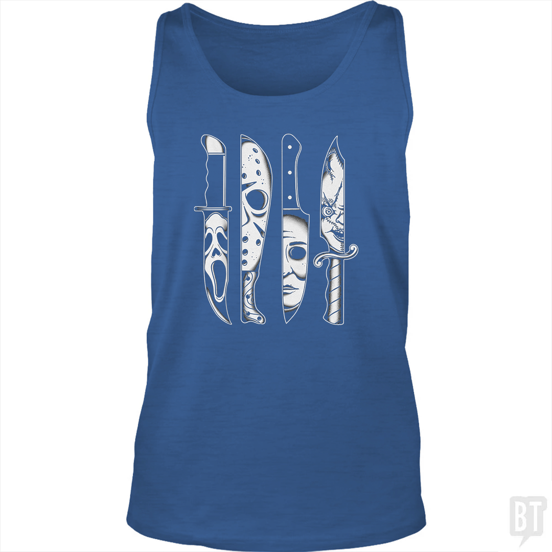 Horror Movie Knives Tank Top