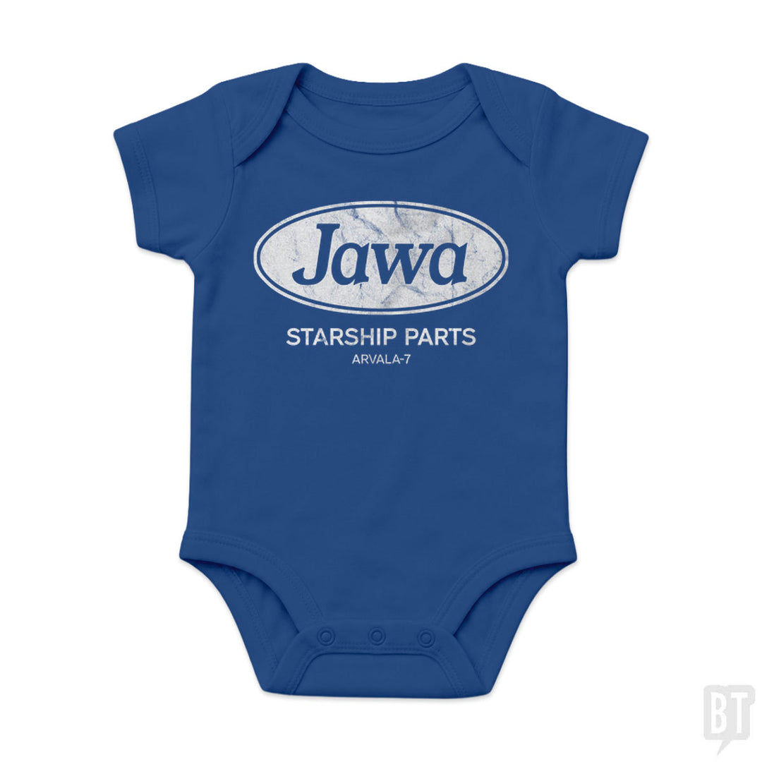Jawa Starship Parts Baby One-Piece