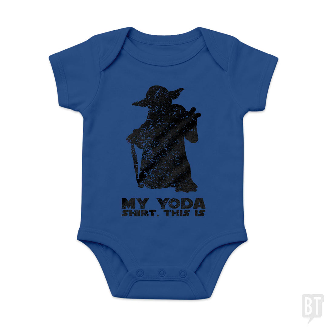 This is my Yoda Baby One-Piece