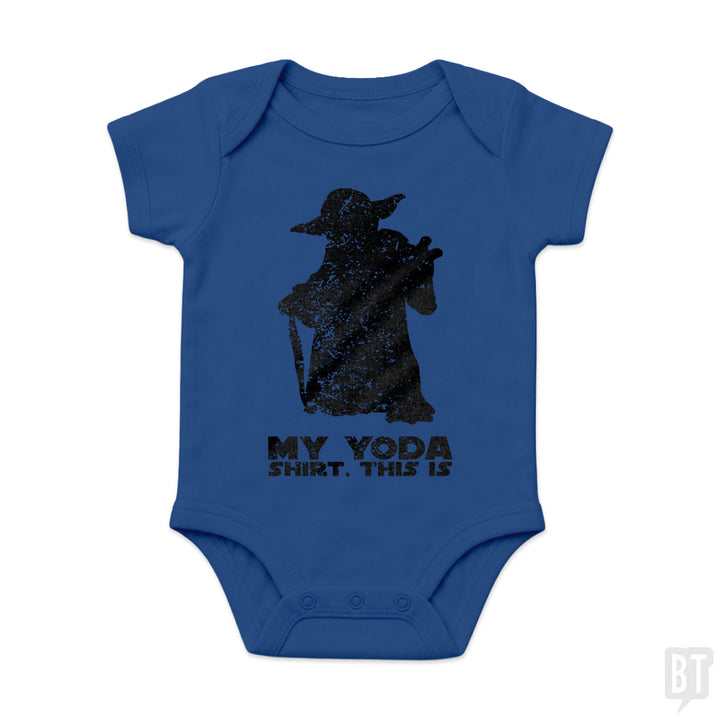 This is my Yoda Baby One-Piece