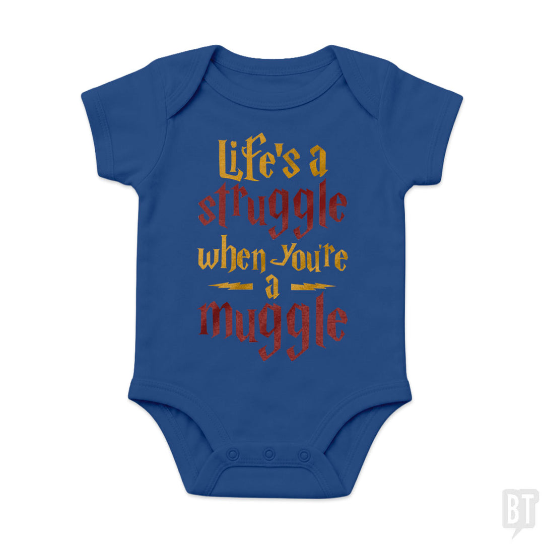 Muggle Struggle Baby One-Piece