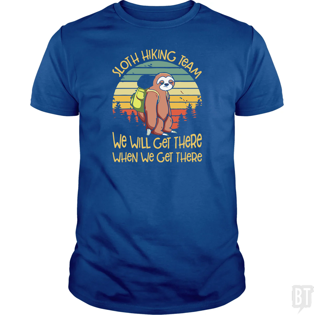 Funny Sloth Hiking Team #2