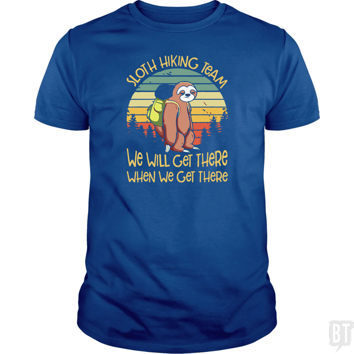 Funny Sloth Hiking Team #2