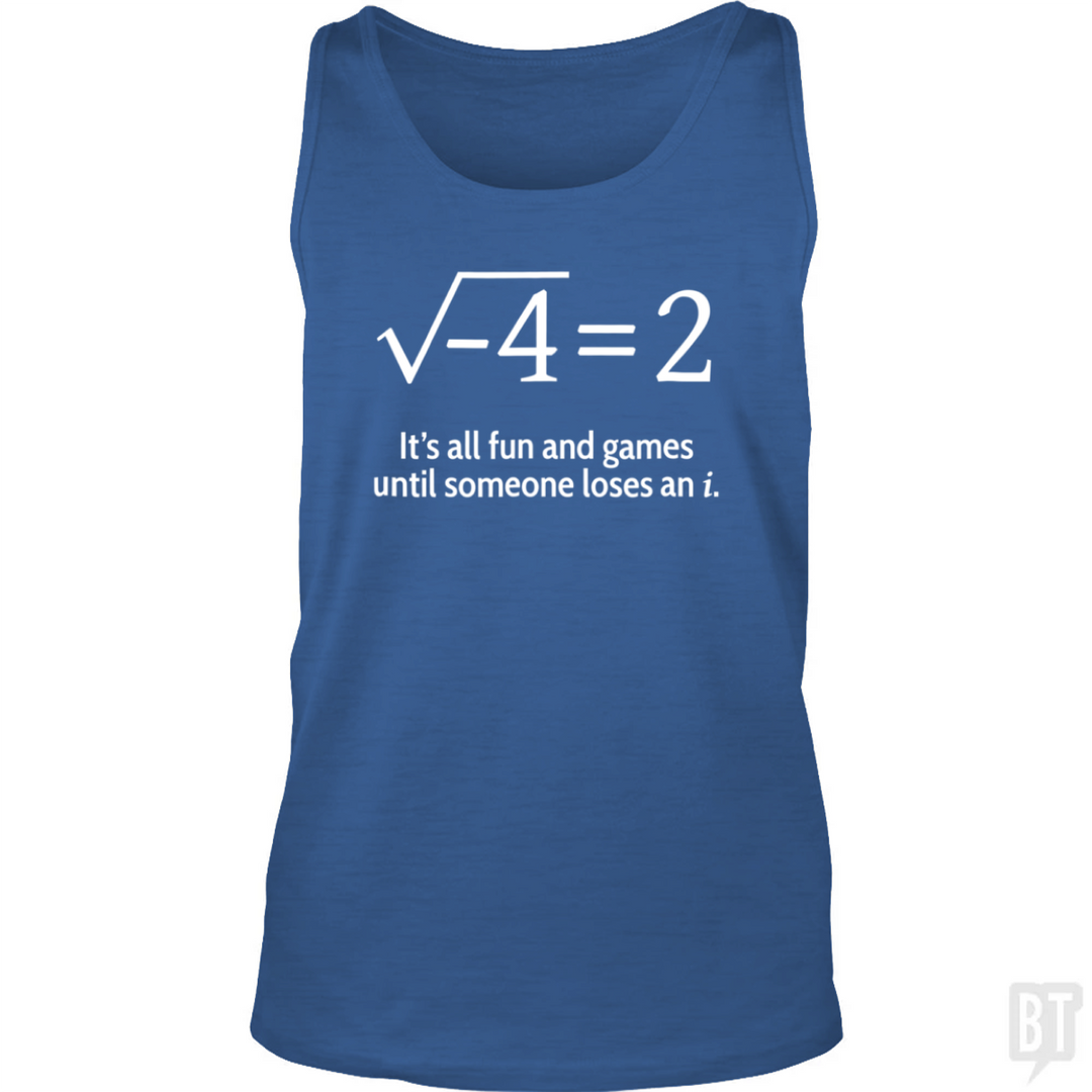 Funny Math Tank Top