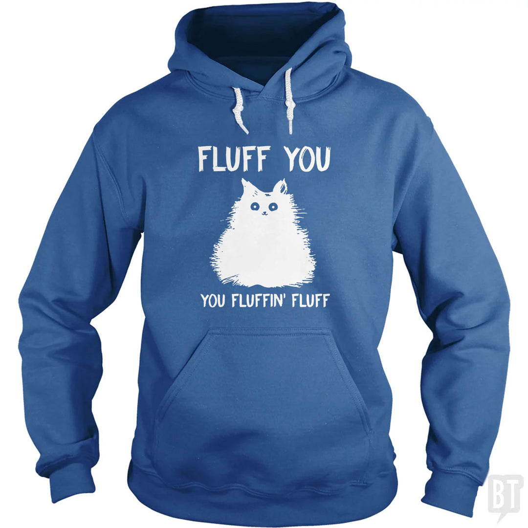 Fluff You You Fluff Funny Cat Hoodie