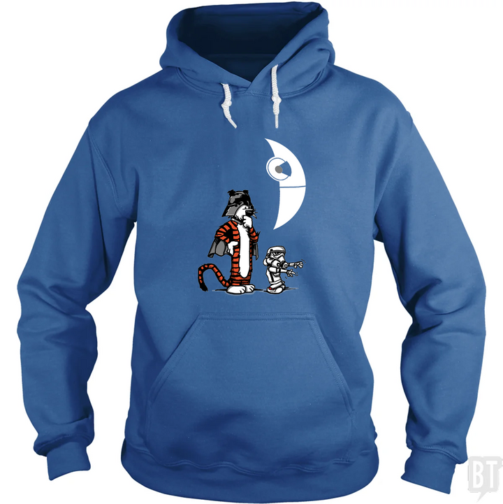 Darth Hobbes and Calvin Trooper Hoodie