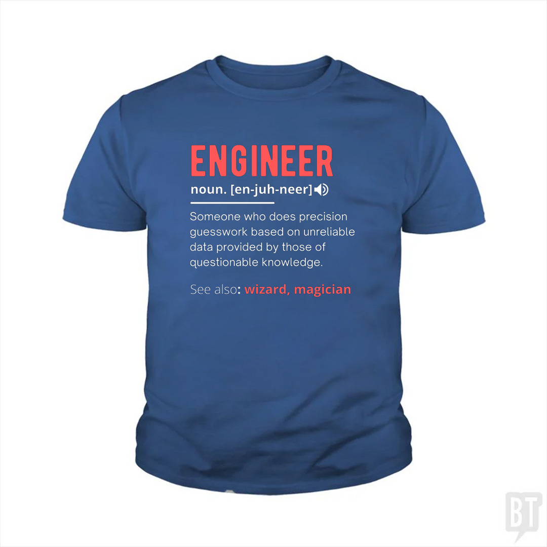 Engineer Definition Kids Shirt