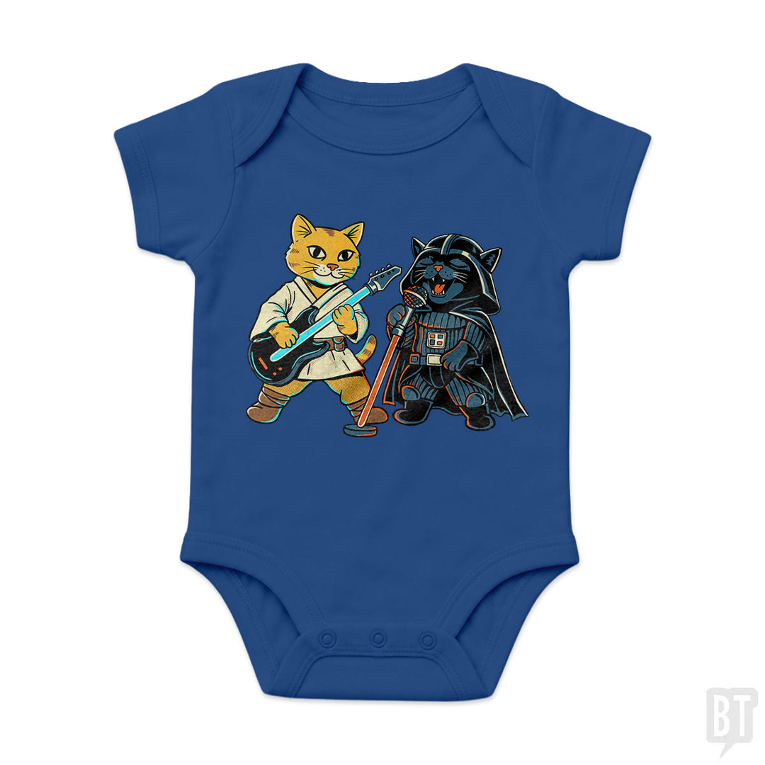 Star Meow Baby One-Piece