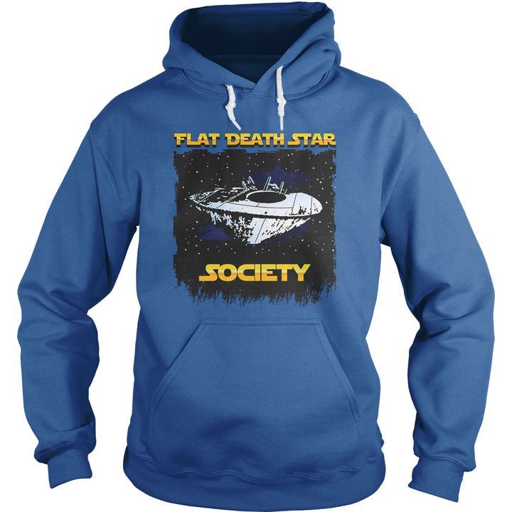 Flat Death Star Society Hoodie