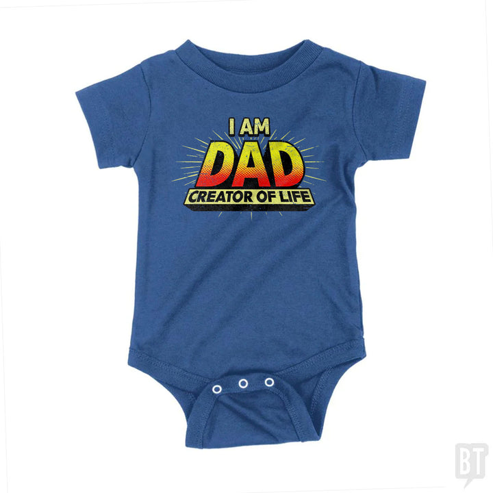 Dad - Creator of Life Baby One-Piece