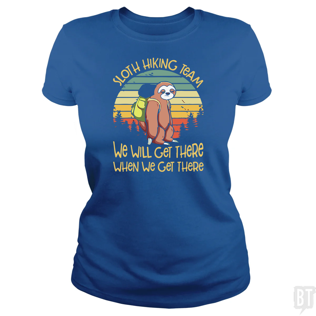 Funny Sloth Hiking Team #2