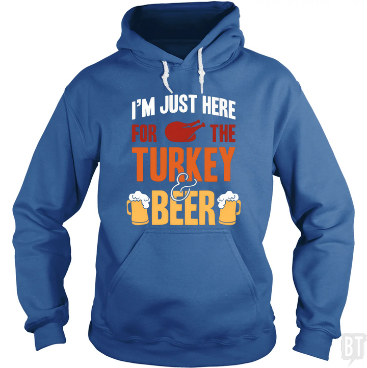 Turkey And Beer Hoodie