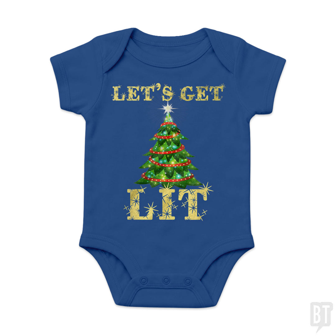 Let's Get Lit Baby One-Piece