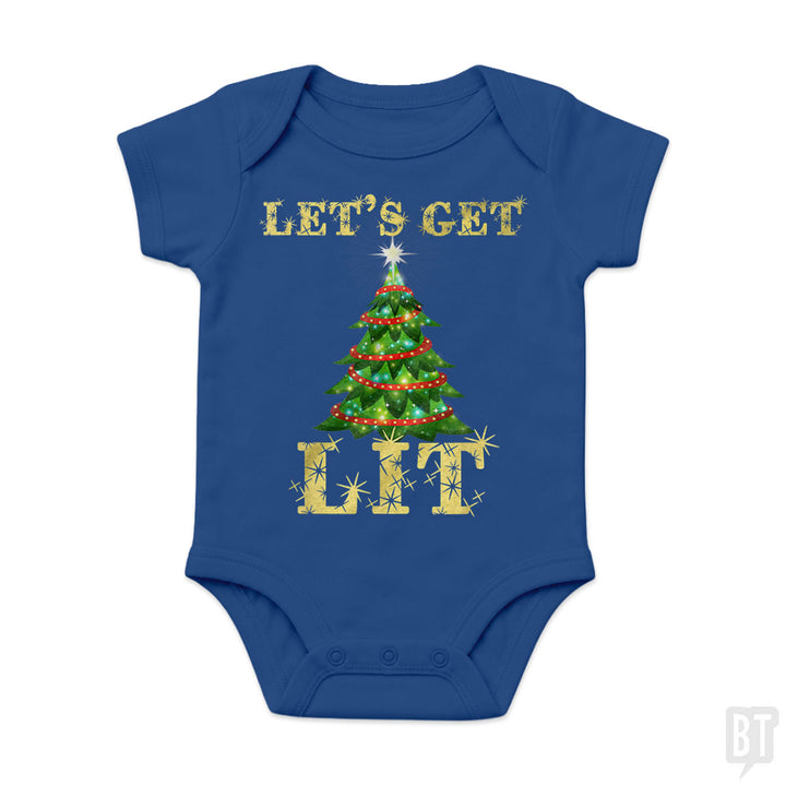 Let's Get Lit Baby One-Piece