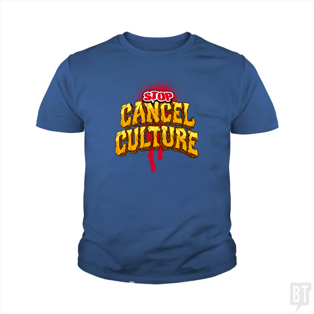 Stop Cancel Culture Kids Shirt